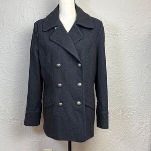 Coldwater Creek Wool Blend Peacoat